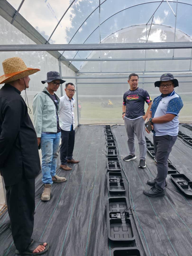Lawatan Pemantauan Timbalan Pengarah Pertanian Pembangunan Negeri Selangor ke Projek Pertanian Daerah Kuala Langat